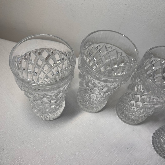 Anchor Hocking Wexford tumblers glasses
distinctive waffle diamond-cut pattern - Picture 3 of 7